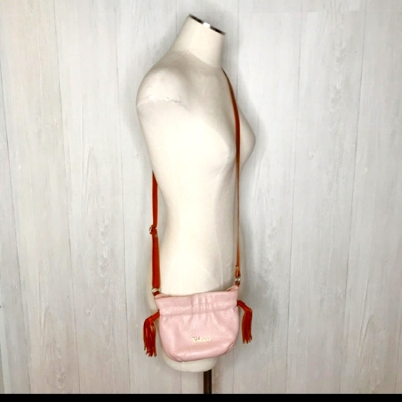Valentina MiniBucket Leather Tassel Crossbody - Picture 2 of 7